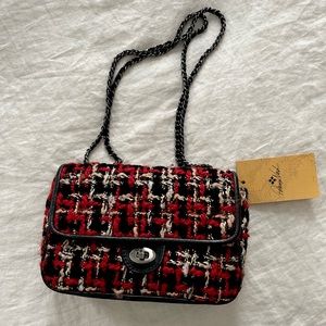 Patricia Nash Boucle Plaid Handbag